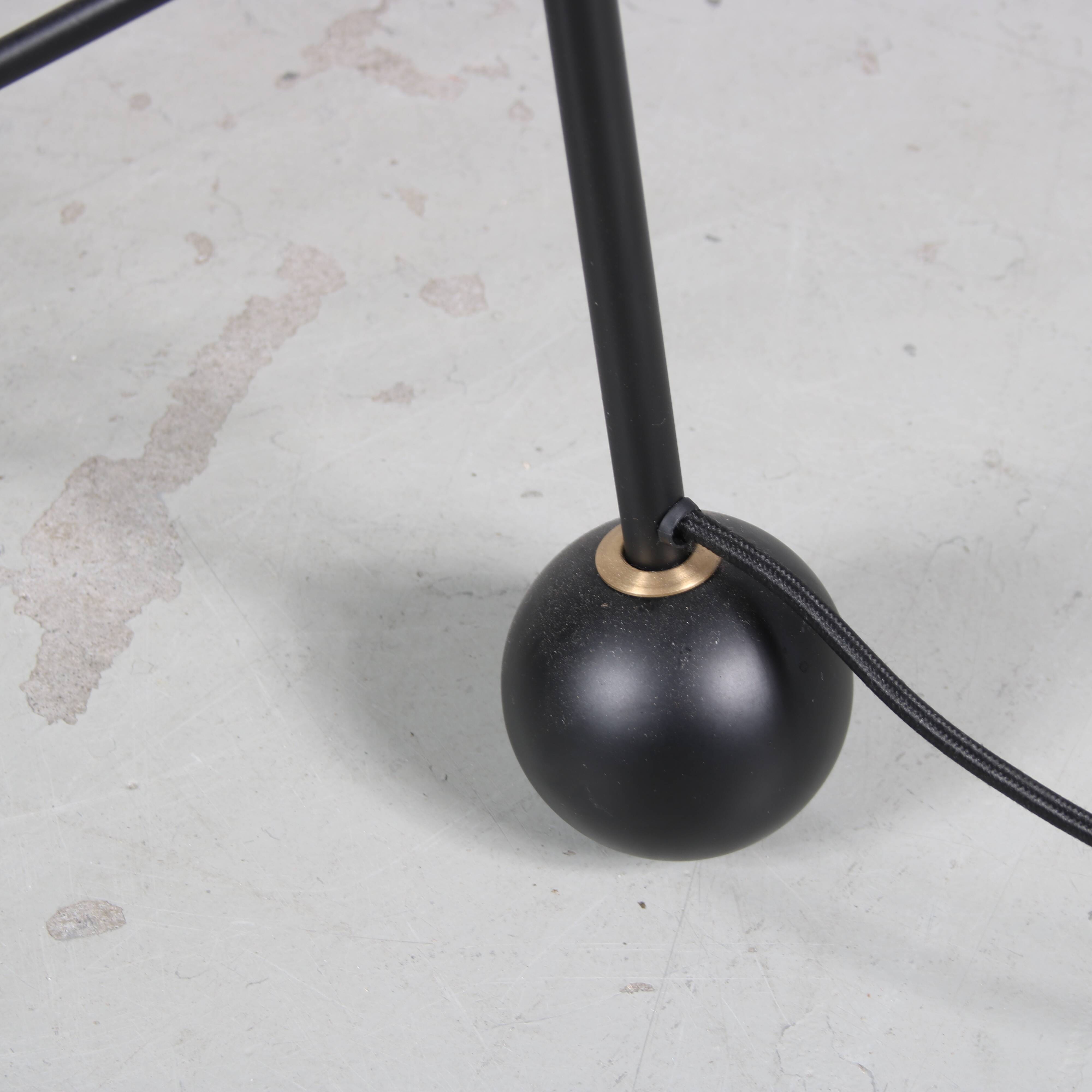 2020s edition of 1950s Floor lamp by Peter Hvidt and Olga Molgaard for & Tradition, Denmark