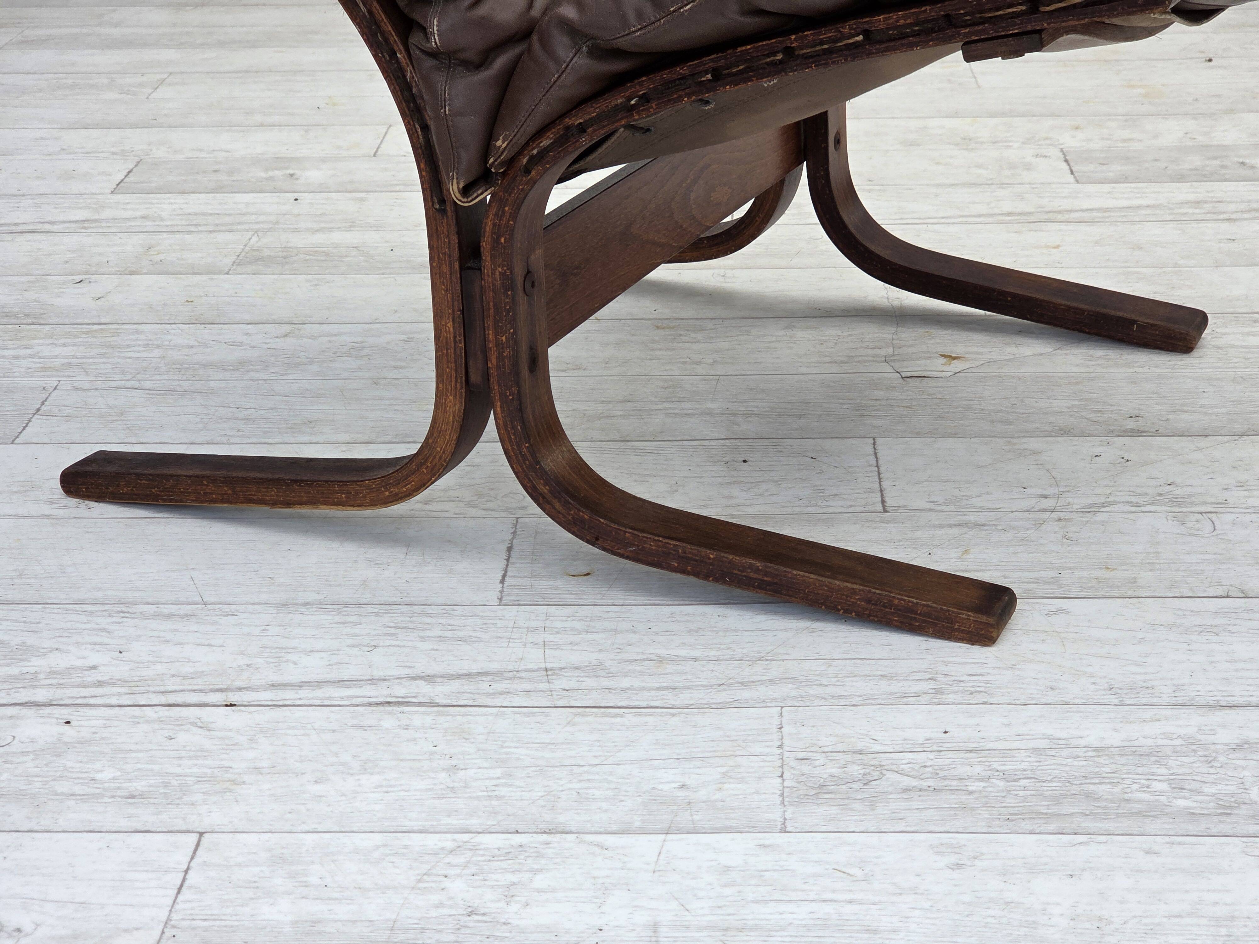 1970s, Norwegian design by Ingmar Relling, model "Siesta" for Westnofa.