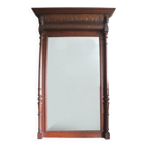 Oak mirror, Renaissance style, 20th century.