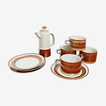 Japanese sandstone coffee set