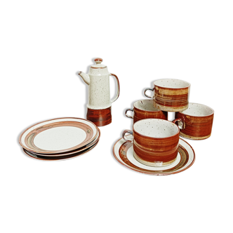 Japanese sandstone coffee set