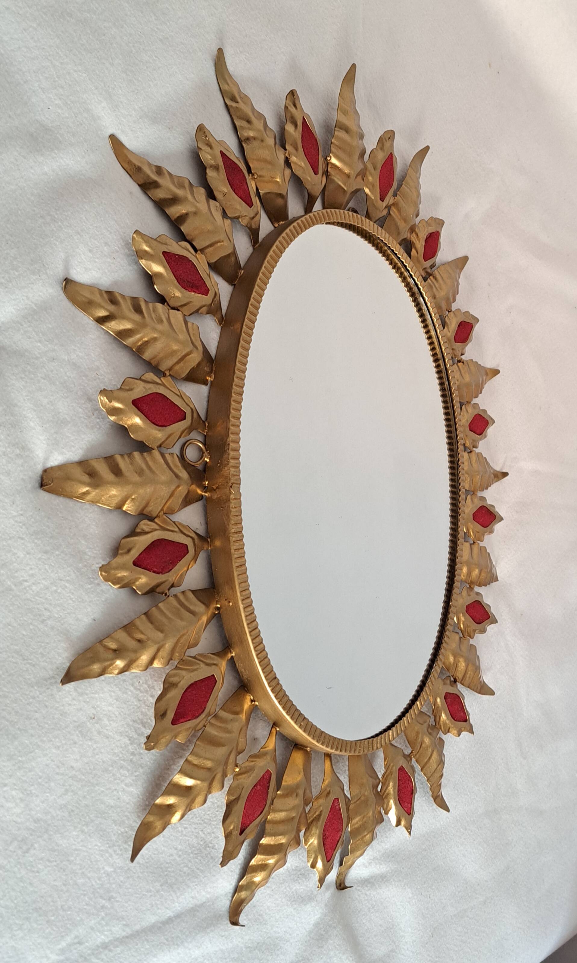Vintage sun mirror