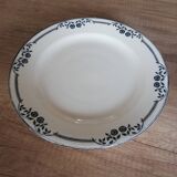 Raised ironstone plate