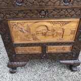 Indonesian sculpted chest