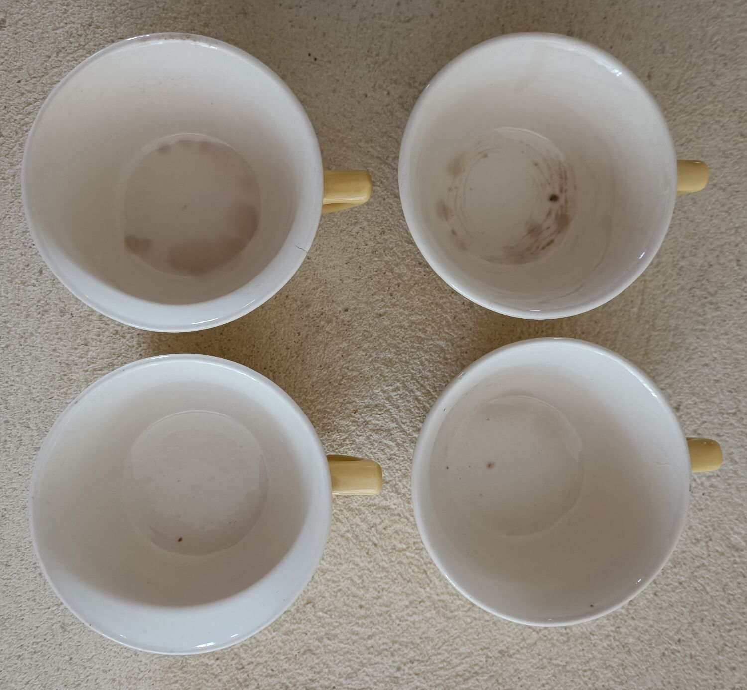 4 Art Deco cups Villeroy and Boch