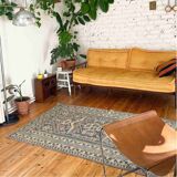Handmade Turkish vintage wool rug 174x106
