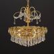 Brass chandelier, Danish design, 1970s, production: Denmark