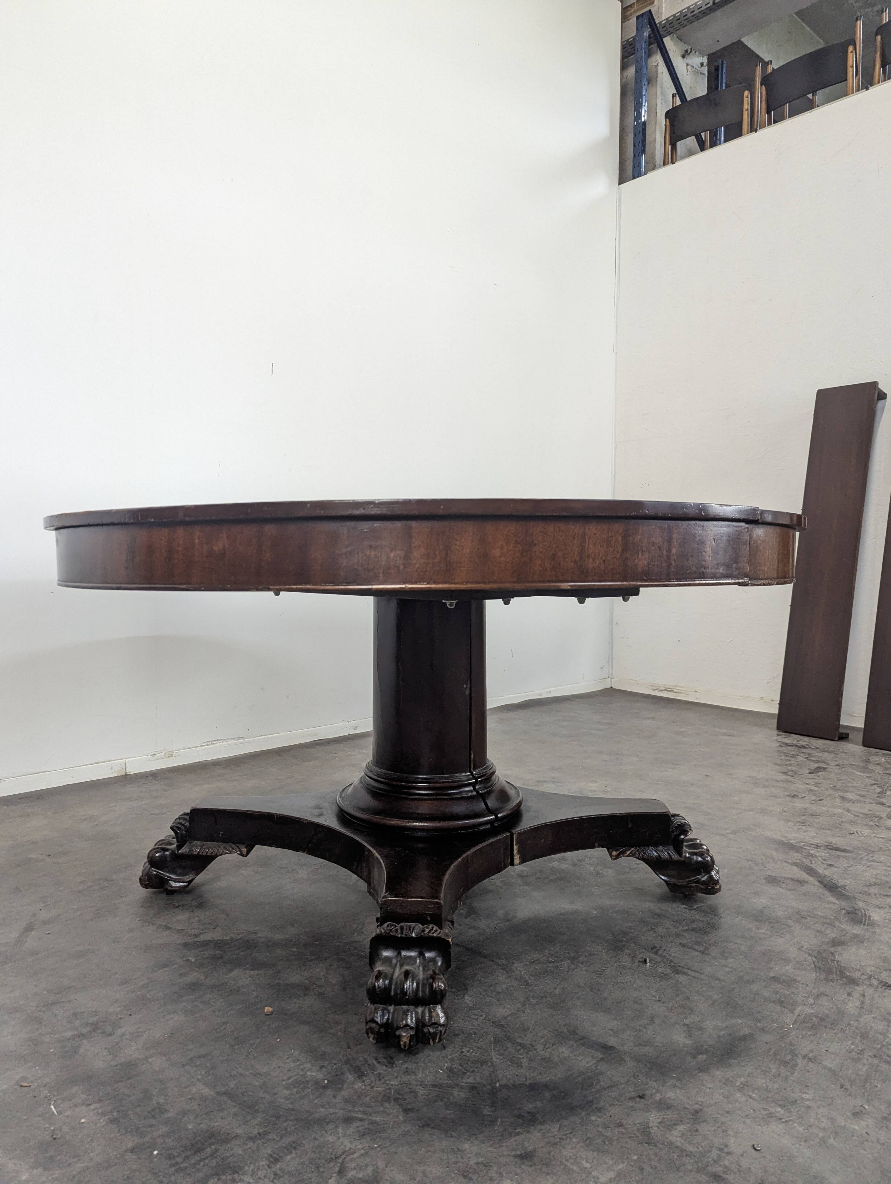 English mahogany table