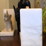 Alabaster bookends