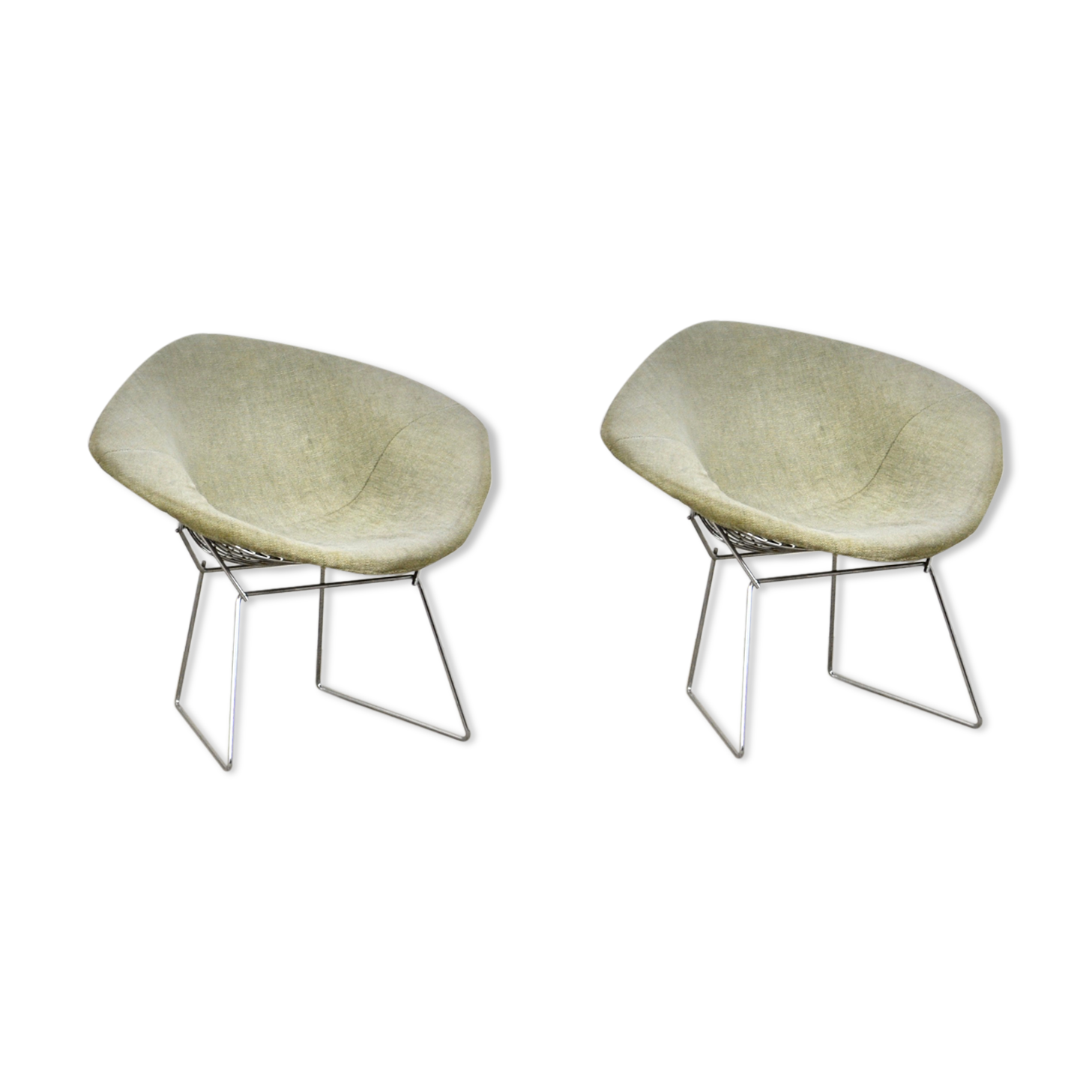 Diamond Chairs by Harry Bertoia for Knoll (1970s)