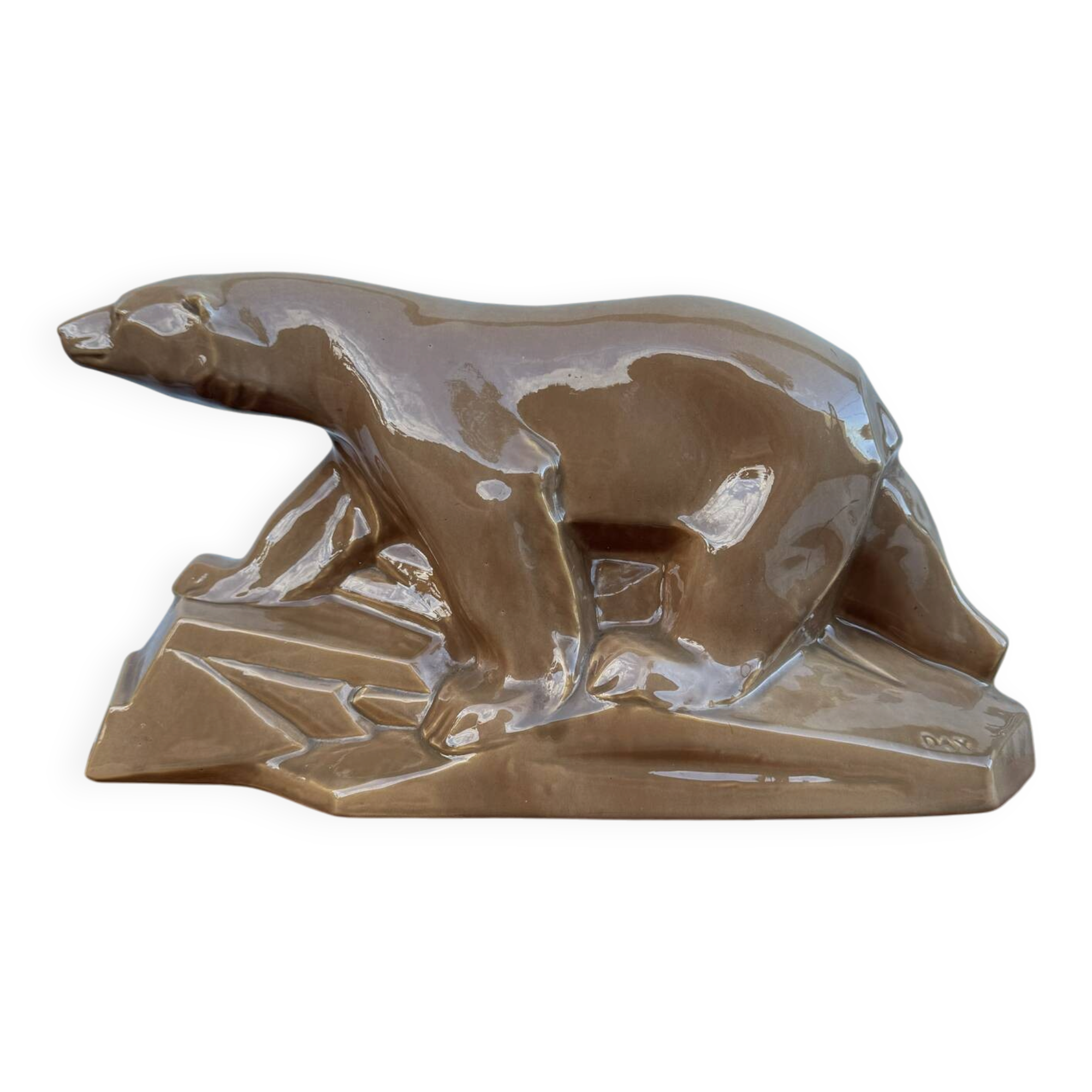 Sculpture ours Art Déco E.Cazaux