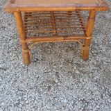 Rattan coffee table