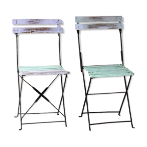 paire de chaises pliantes