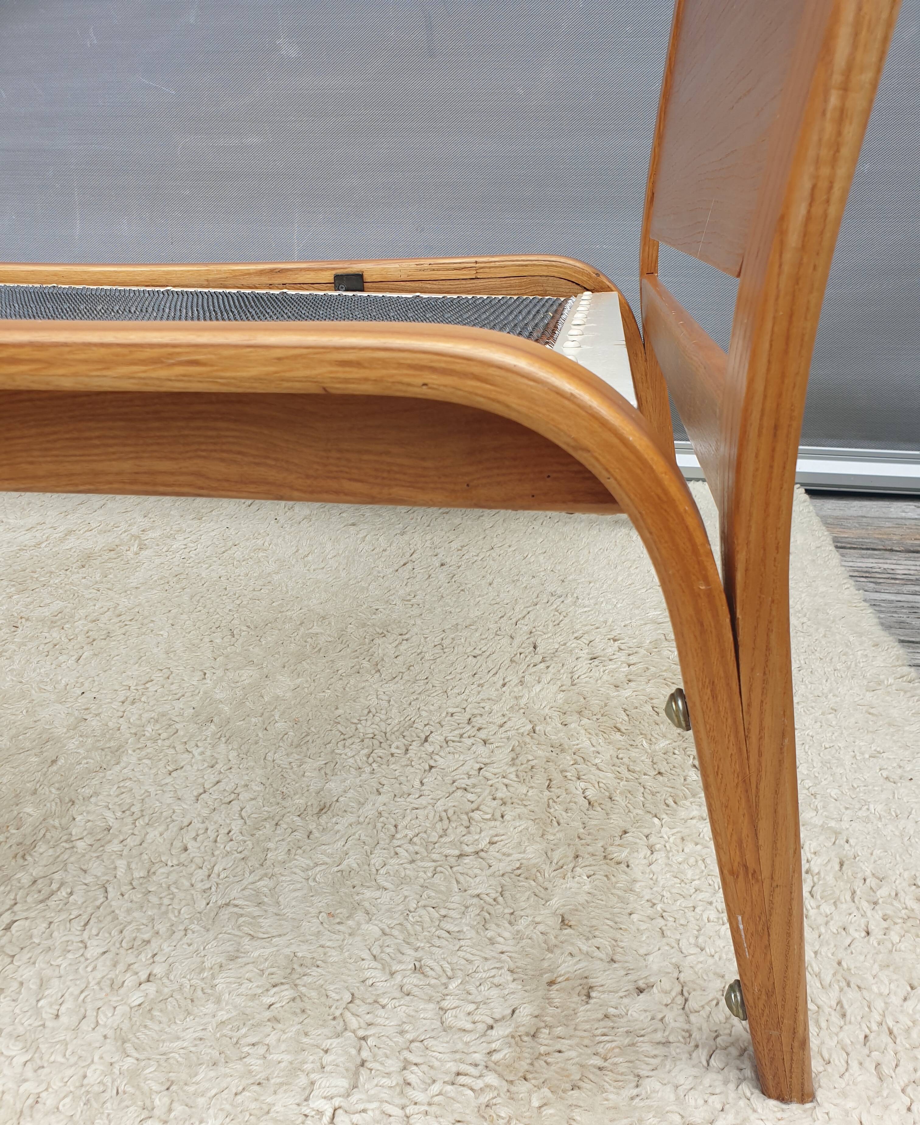 Bow Wood bed 190x80 Daybed Steiner 1950