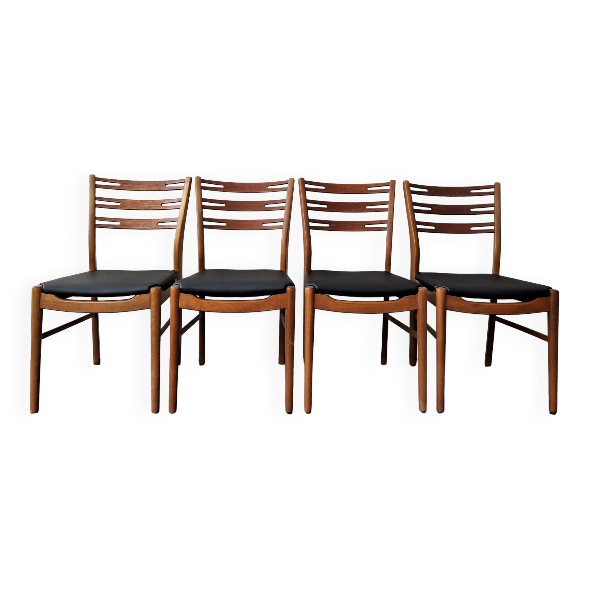 Set of 4 dining chairs in teak for Farstrup Møbler, Denmark 1960's
