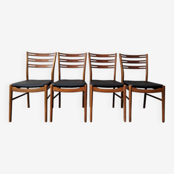 Set of 4 dining chairs in teak for Farstrup Møbler, Denmark 1960's