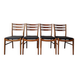 Set of 4 dining chairs in teak for Farstrup Møbler, Denmark 1960's