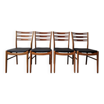 Set of 4 dining chairs in teak for Farstrup Møbler, Denmark 1960's