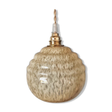 Clichy glass globe lamp