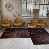 4 chairs Rinaldi "Sabrina" yellow leather