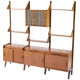 Wall unit, 3 Modules, System 'Libra' by Karl Edvard Korseth for Aandal Mobler, Norway 1960's