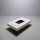Coffee table with integrated brass bar by Willy Rizzo, Italy, 1970s