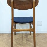 Chaise vintage bleue