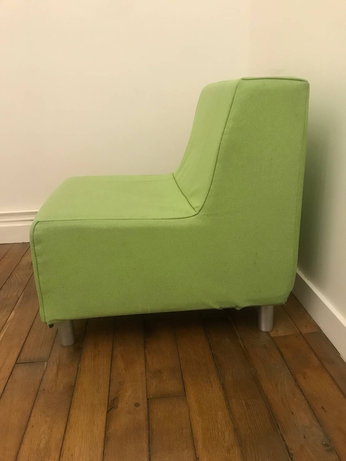 Fauteuil Chauffeuse Salon Vintage Design Vert 1970 Années 70 60