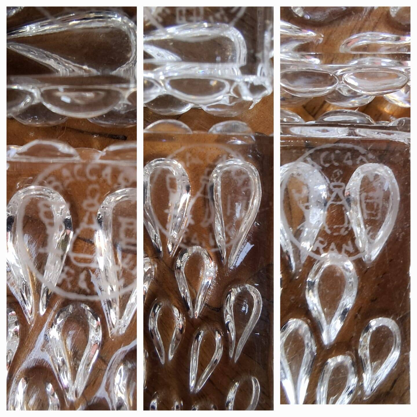 12 Baccarat crystal knife rests