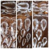 12 Baccarat crystal knife rests