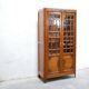 Vintage wooden showcase cabinet