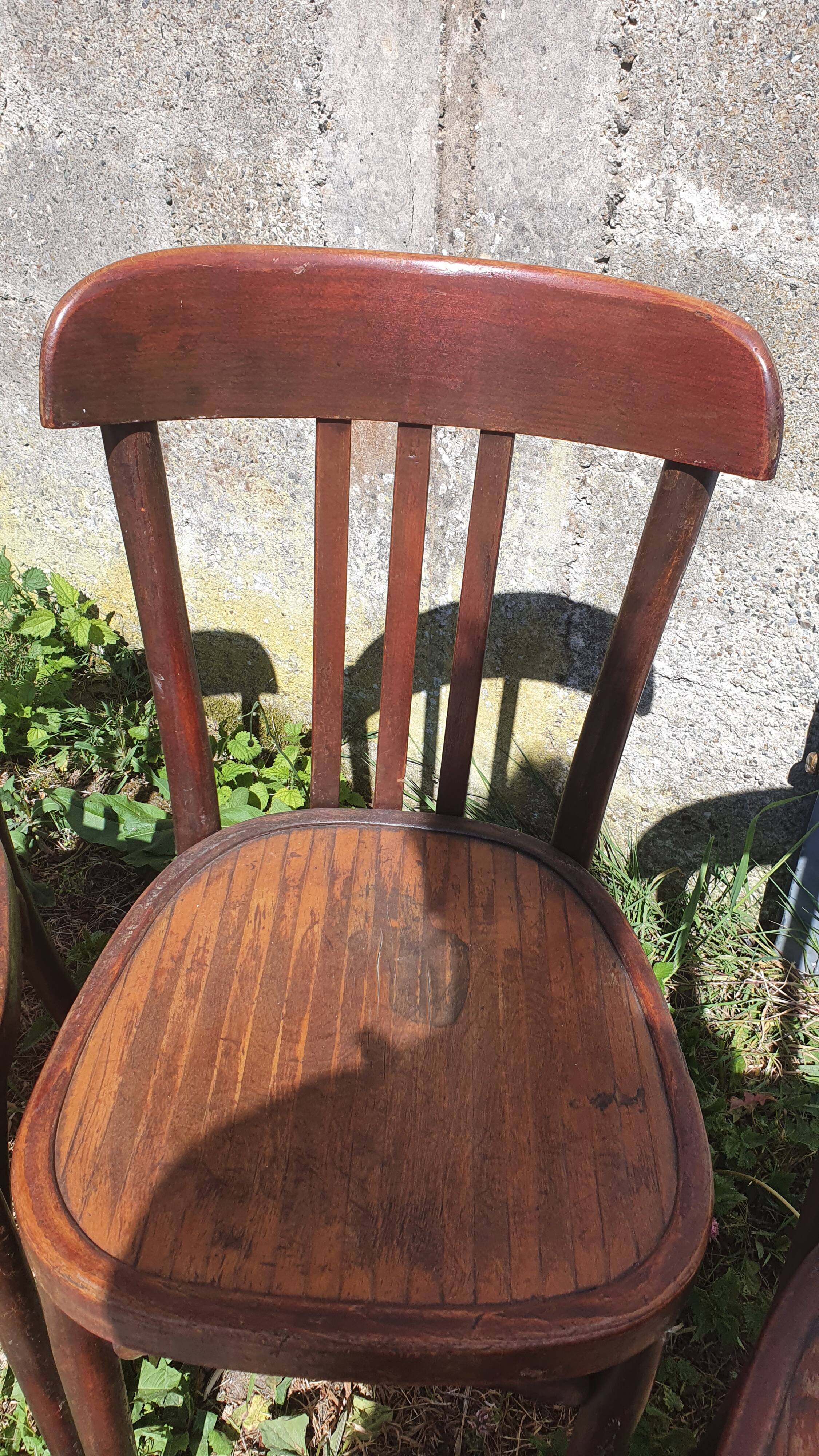 4 bistro chairs