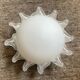 Vintage sun wall lamp in glass paste