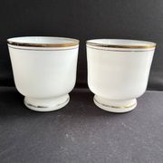 Pair of cache-pots – opaline crystal – 19th century