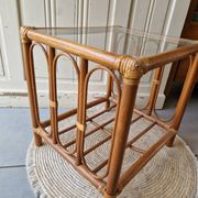 Table Basse D'appoint En Rotin