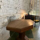 Octagonal table in oak