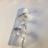 6 portes couteaux plexiglas/résine prisme vintage