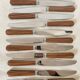 Vintage knives with stainless steel blades, like new