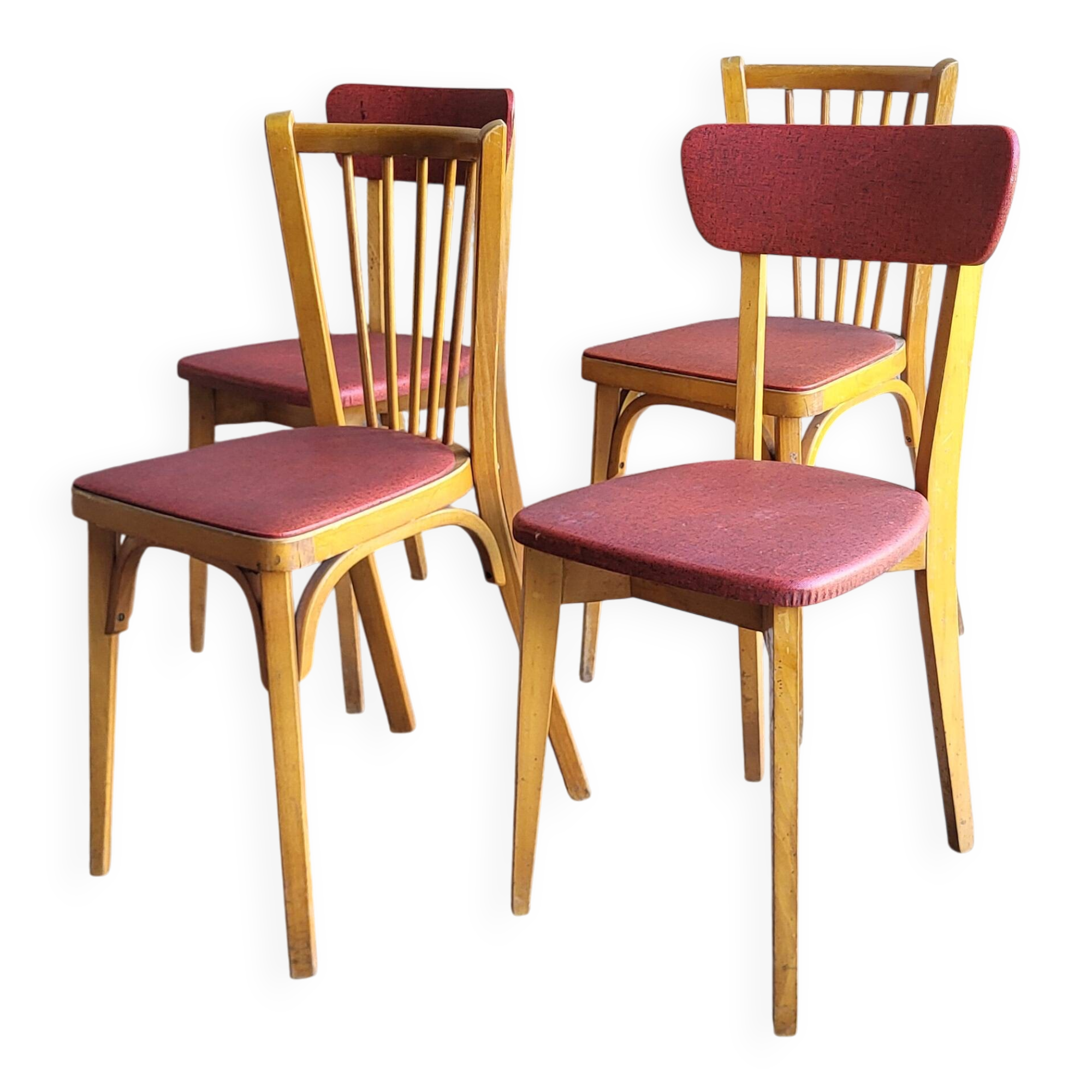 4 vintage & Baumann chairs