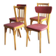4 vintage & Baumann chairs