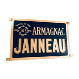 Edicted ancienne and original lithographic poster armagnac janneau 80 x 120 (vintage poster)