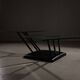 Italian Post-modern Glass Coffee Table for Bellato, 1980s
