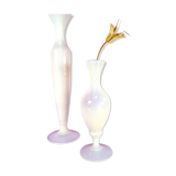 Soliflora in white opaline
