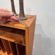 Splendid Scandinavian bookshelf in teak from Denmark.