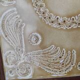 Wooden and ceramic trivet