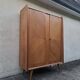 Vintage wardrobe with compass feet
