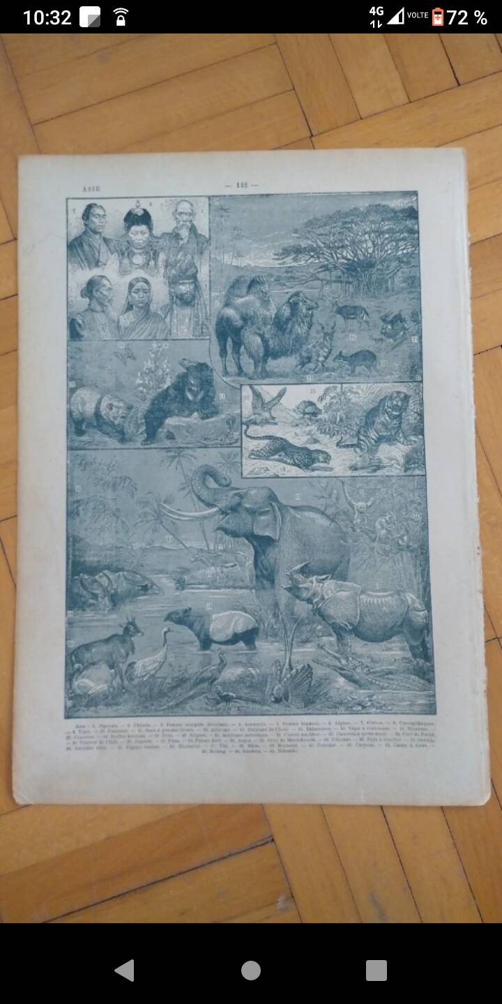 Larousse map of Asia