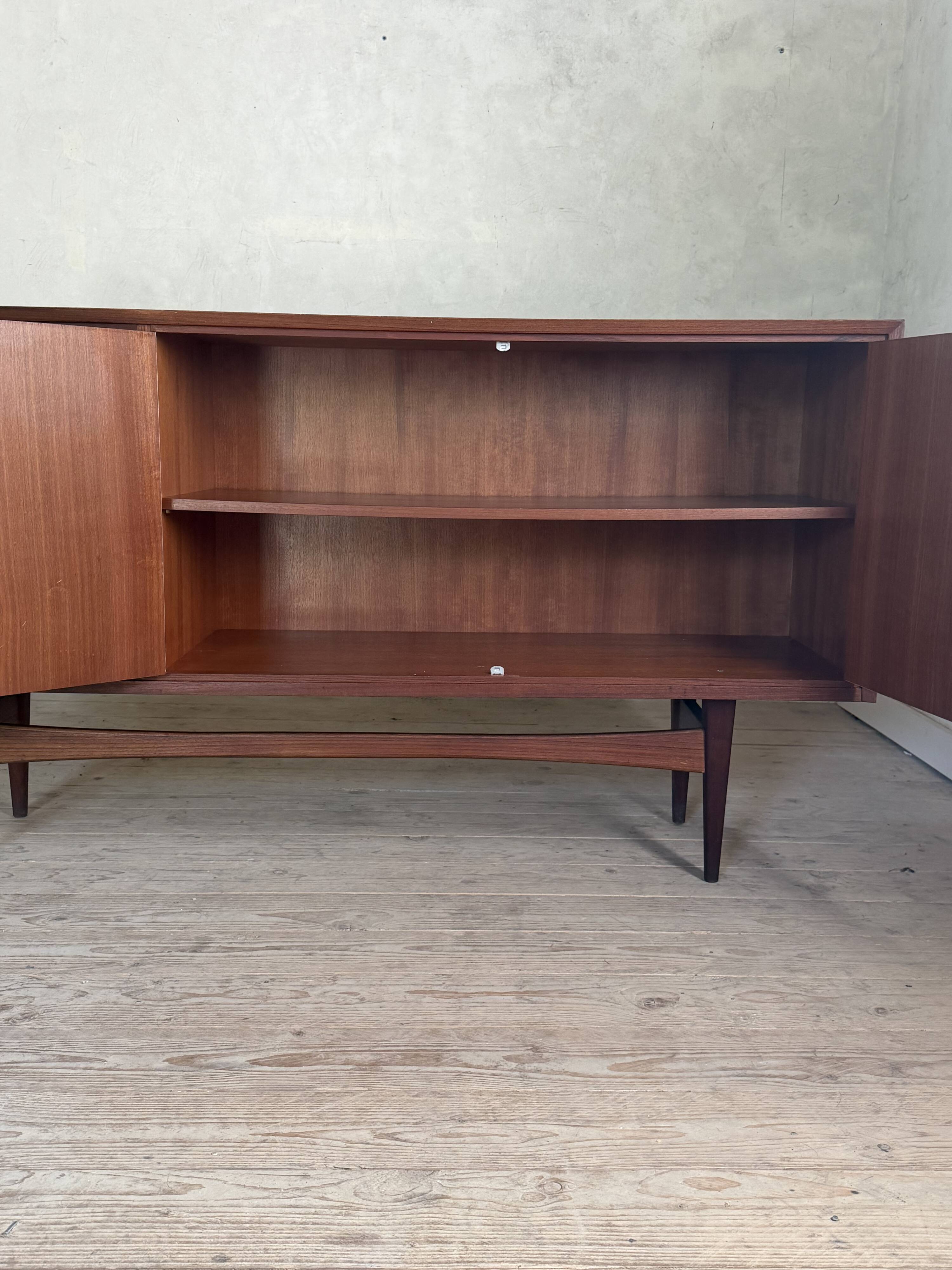 Vintage Scandinavian teak sideboard, 1960s