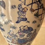 Vase chinois en faïence