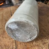 Bottle, hot water bottle, ceramic, old white, broken